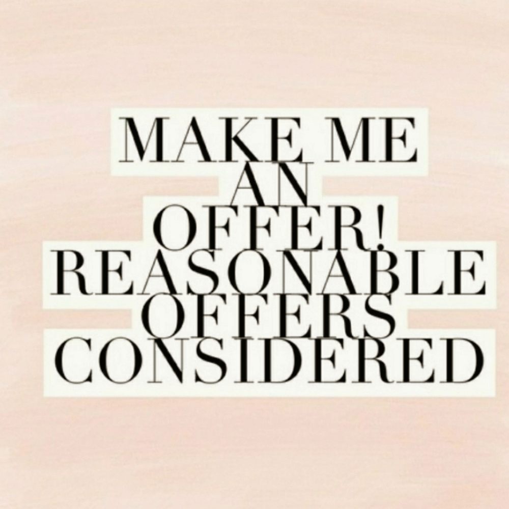 Will consider reasonable offers